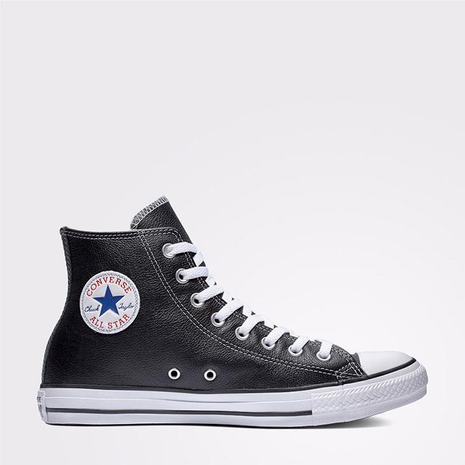 Converse Chuck Taylor All Star Leather Unisex Sneaker - Siyah