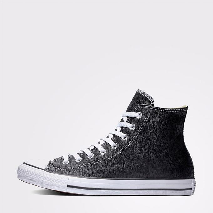 Converse Chuck Taylor All Star Leather Unisex Sneaker - Siyah - görsel 2