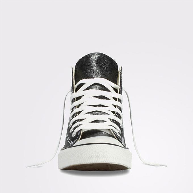 Converse Chuck Taylor All Star Leather Unisex Sneaker - Siyah - görsel 3