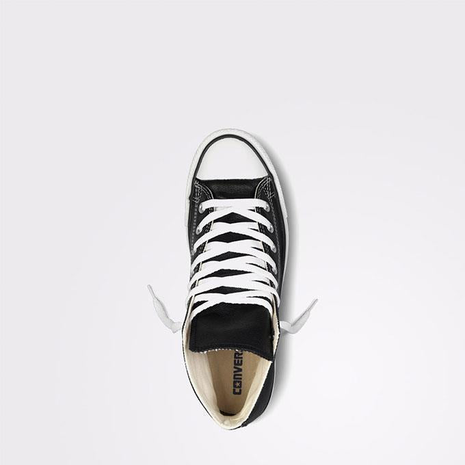 Converse Chuck Taylor All Star Leather Unisex Sneaker - Siyah - görsel 4