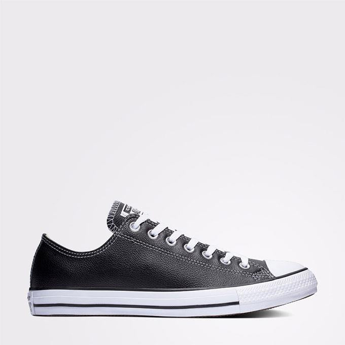 Converse Chuck Taylor All Star Leather Unisex Siyah Sneaker