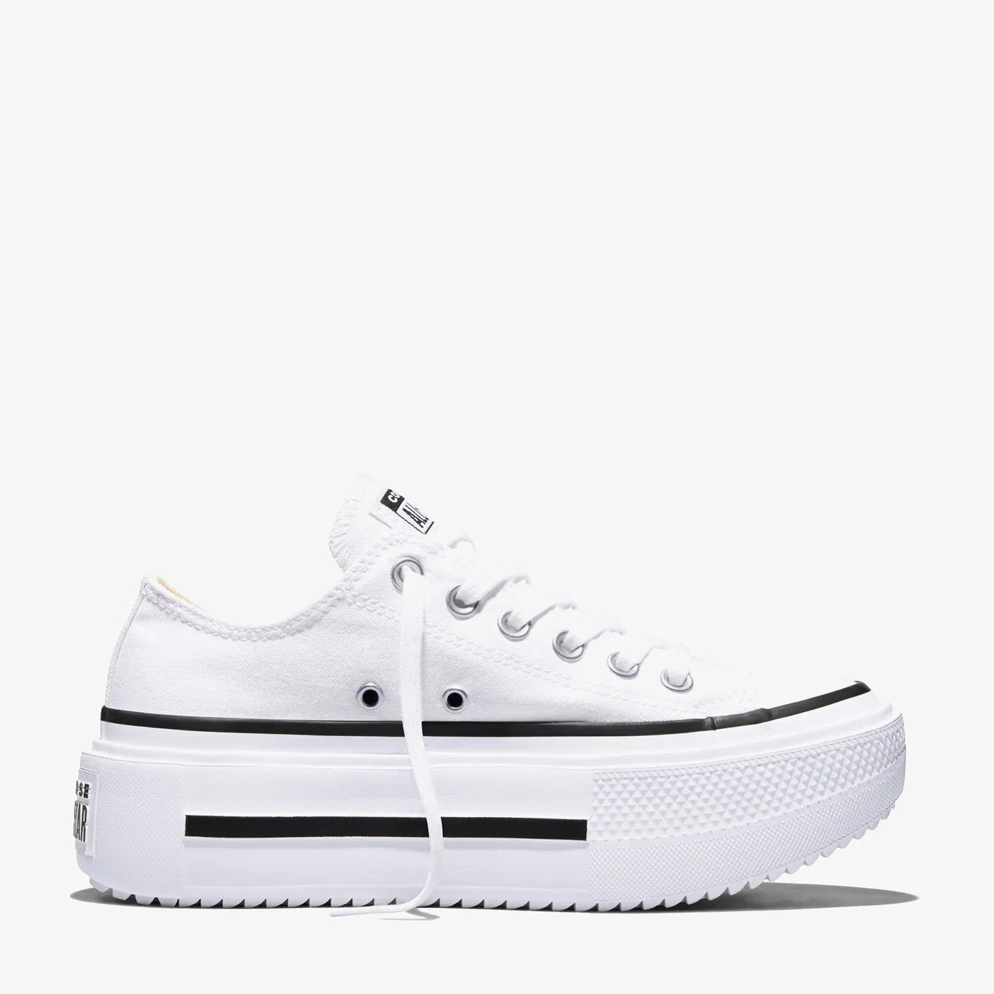 Converse Chuck Taylor All Star Lift Double Stack Canvas Platform Kadın Sneaker - Beyaz
