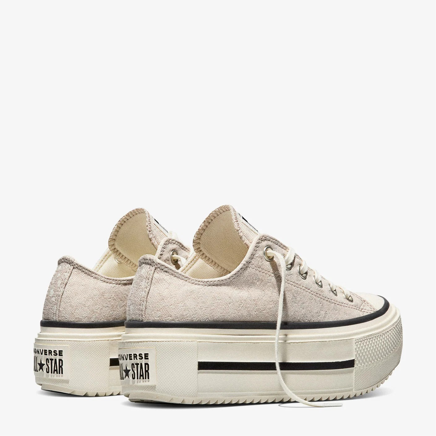 Converse Chuck Taylor All Star Lift Double Stack Platform Kadın Sneaker - Bej