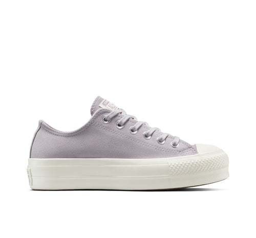 Converse Chuck Taylor All Star Lift Platform Colorful Suede Kadın Sneaker - Lila