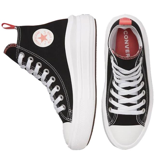 Converse Chuck Taylor All Star Move Canvas Platform Kadın Siyah Sneaker