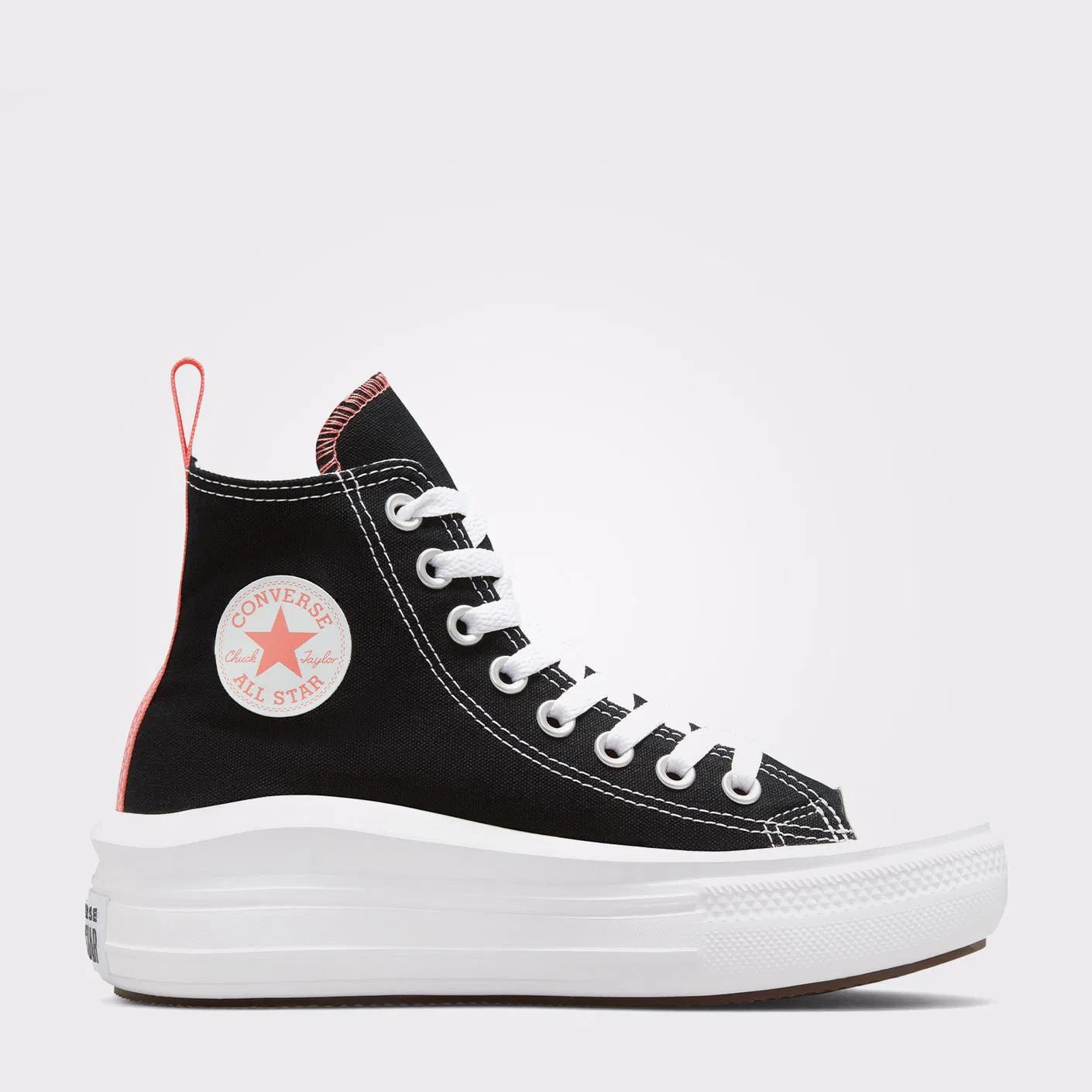 Converse Chuck Taylor All Star Move Canvas Platform Kadın Sneaker - Siyah