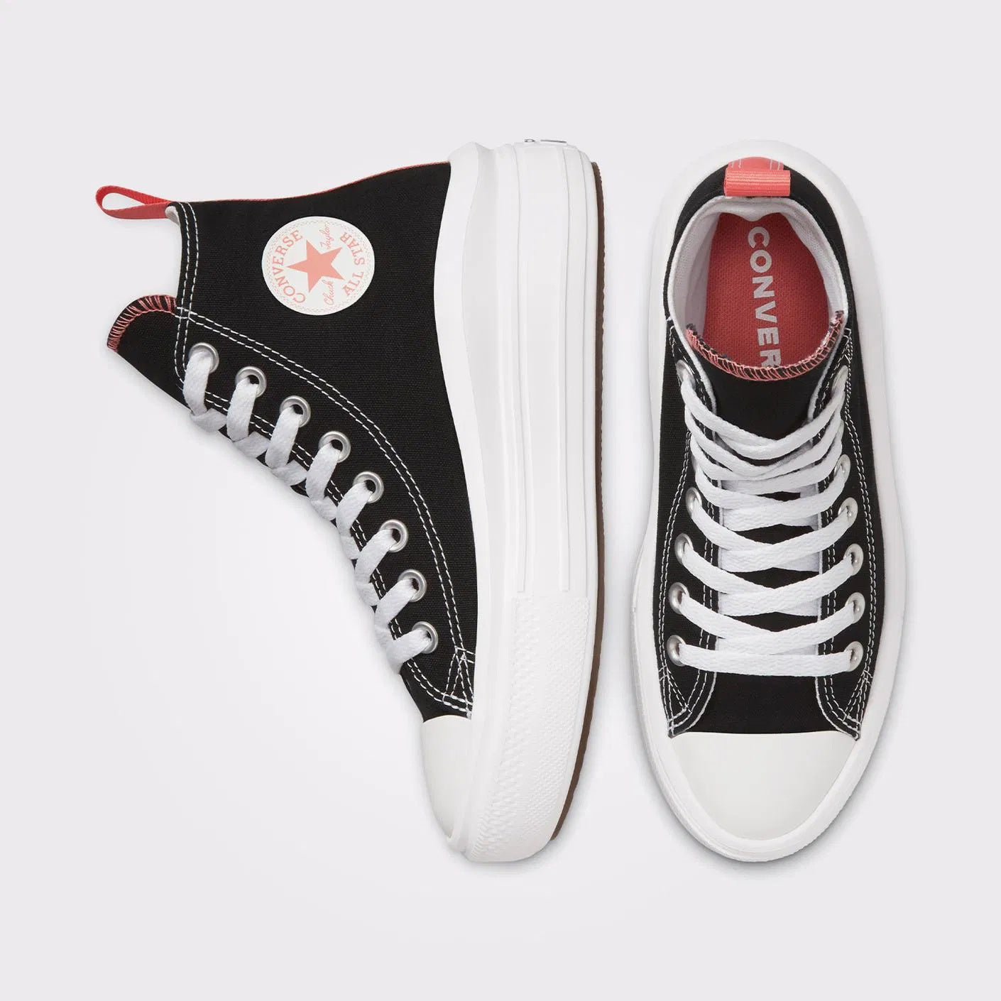 Converse Chuck Taylor All Star Move Canvas Platform Kadın Sneaker - Siyah - görsel 3
