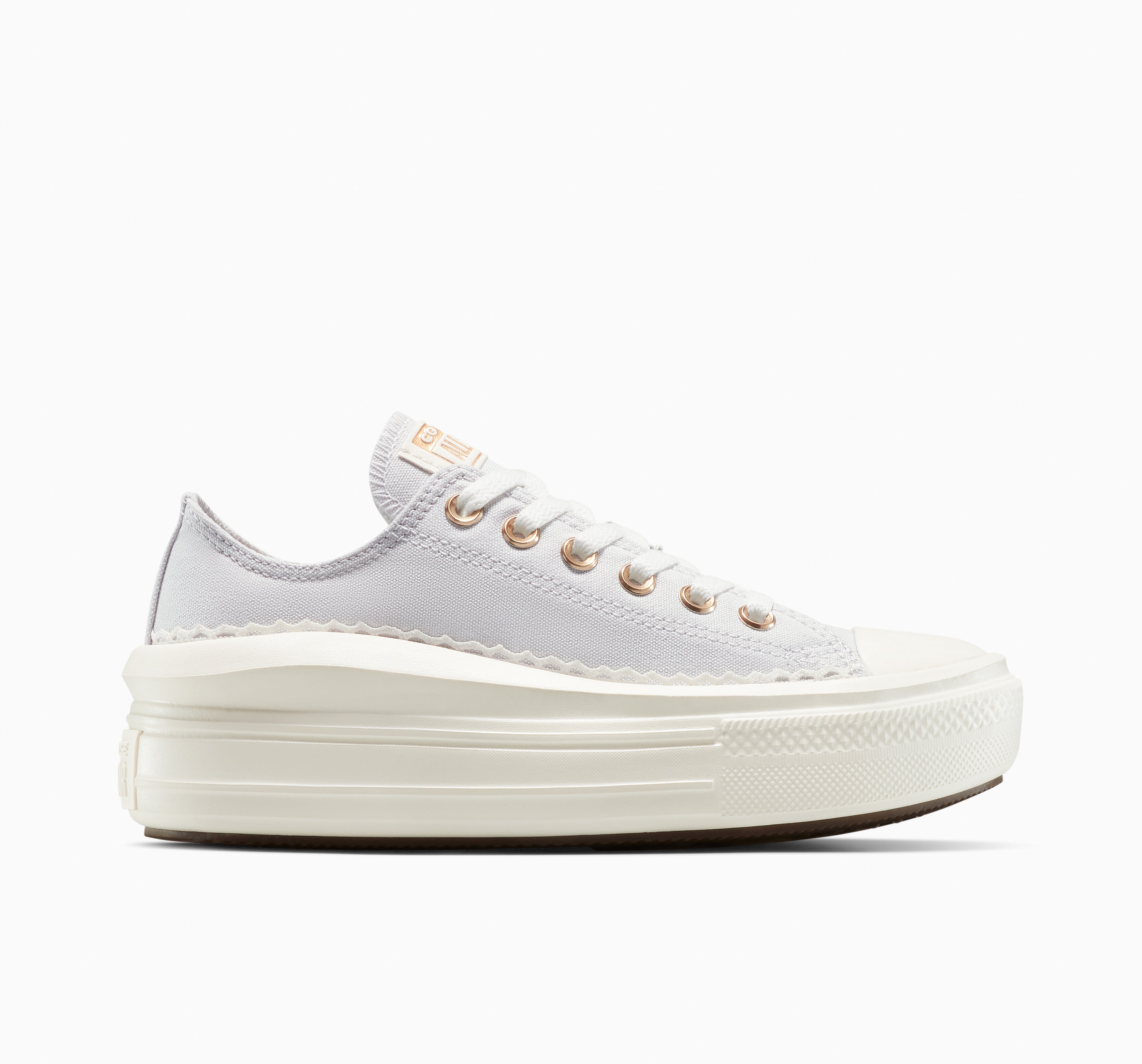 Converse Chuck Taylor All Star Move Platform Frills Gri Kadın Sneaker