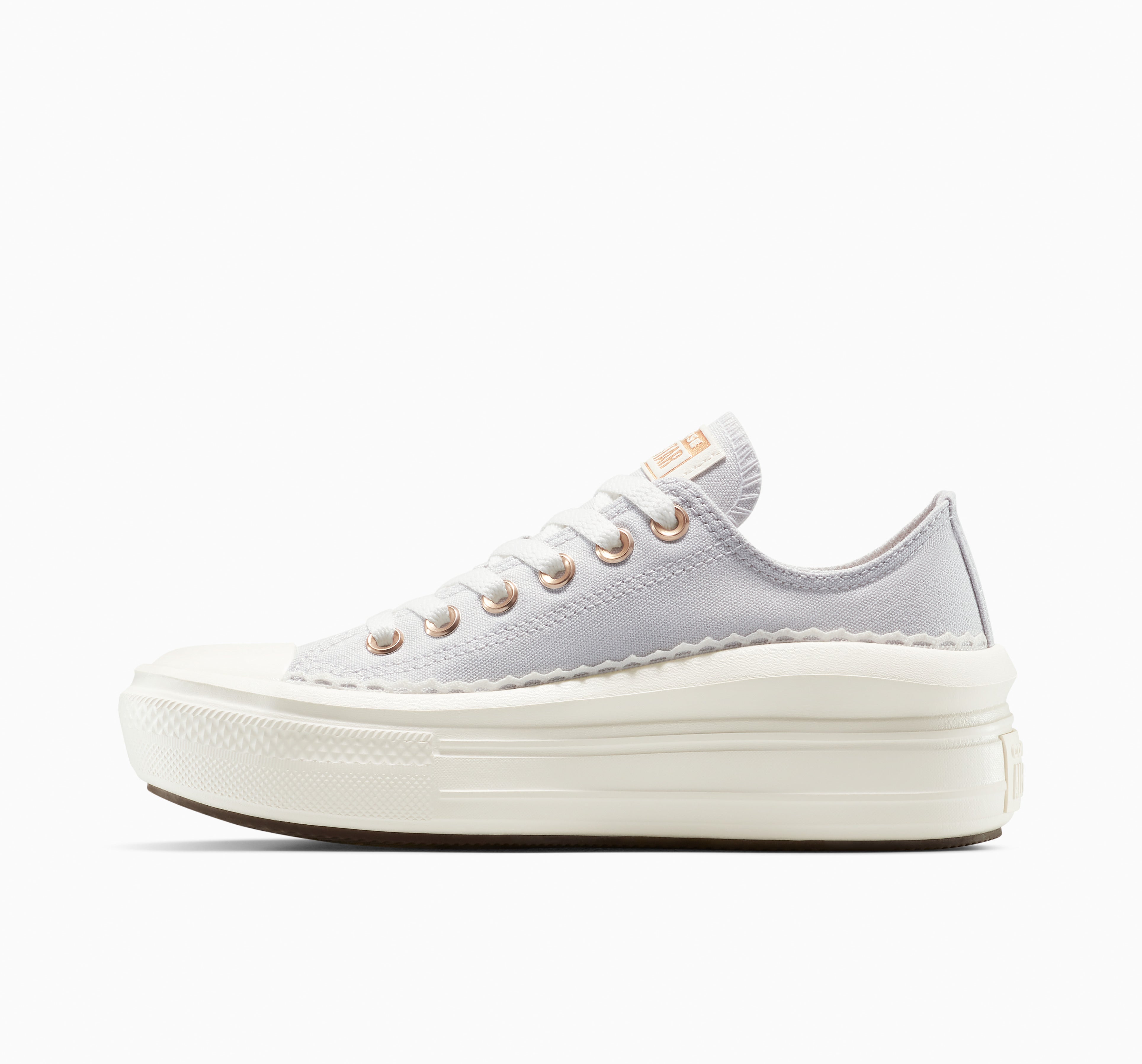 Converse Chuck Taylor All Star Move Platform Frills Gri Kadın Sneaker