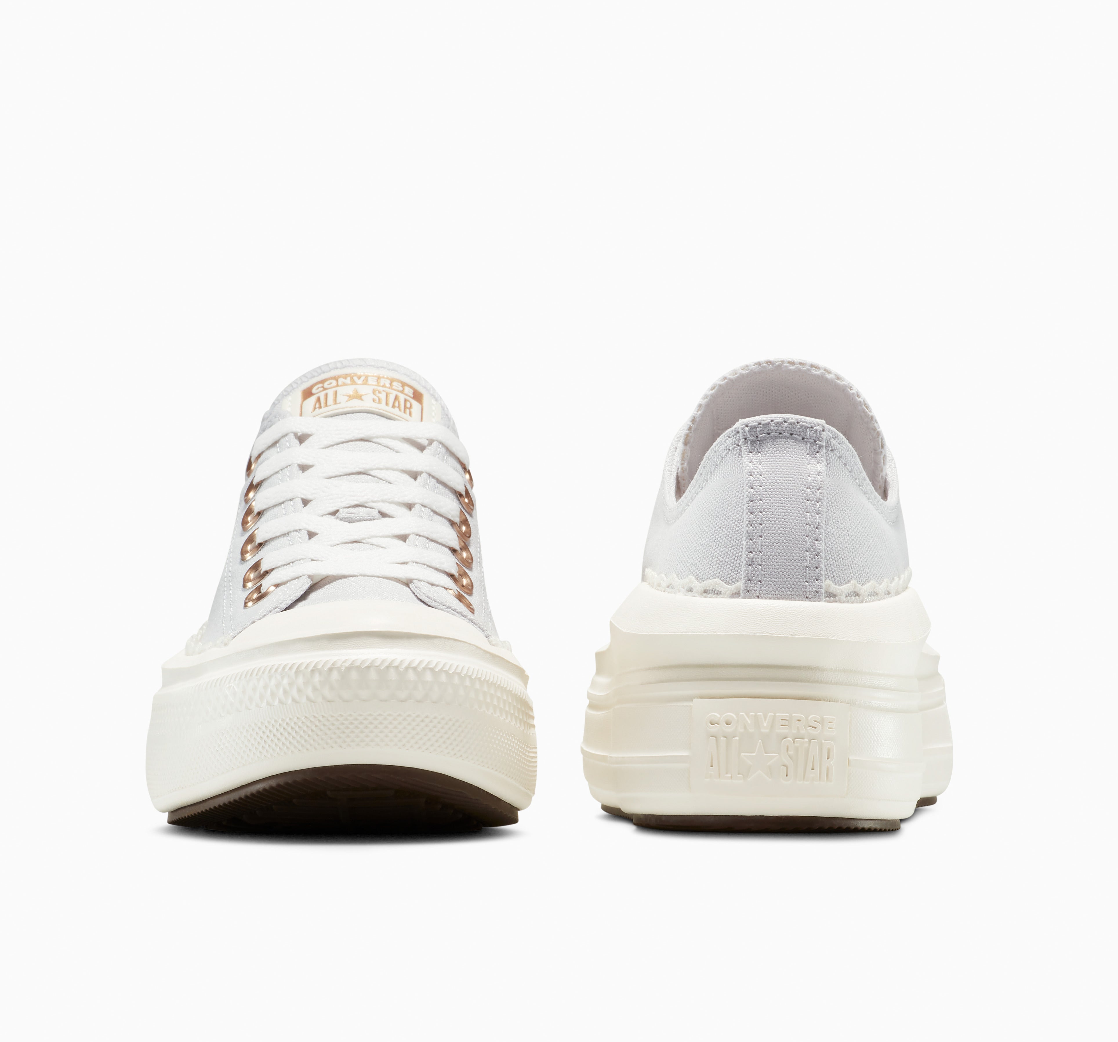 Converse Chuck Taylor All Star Move Platform Frills Gri Kadın Sneaker