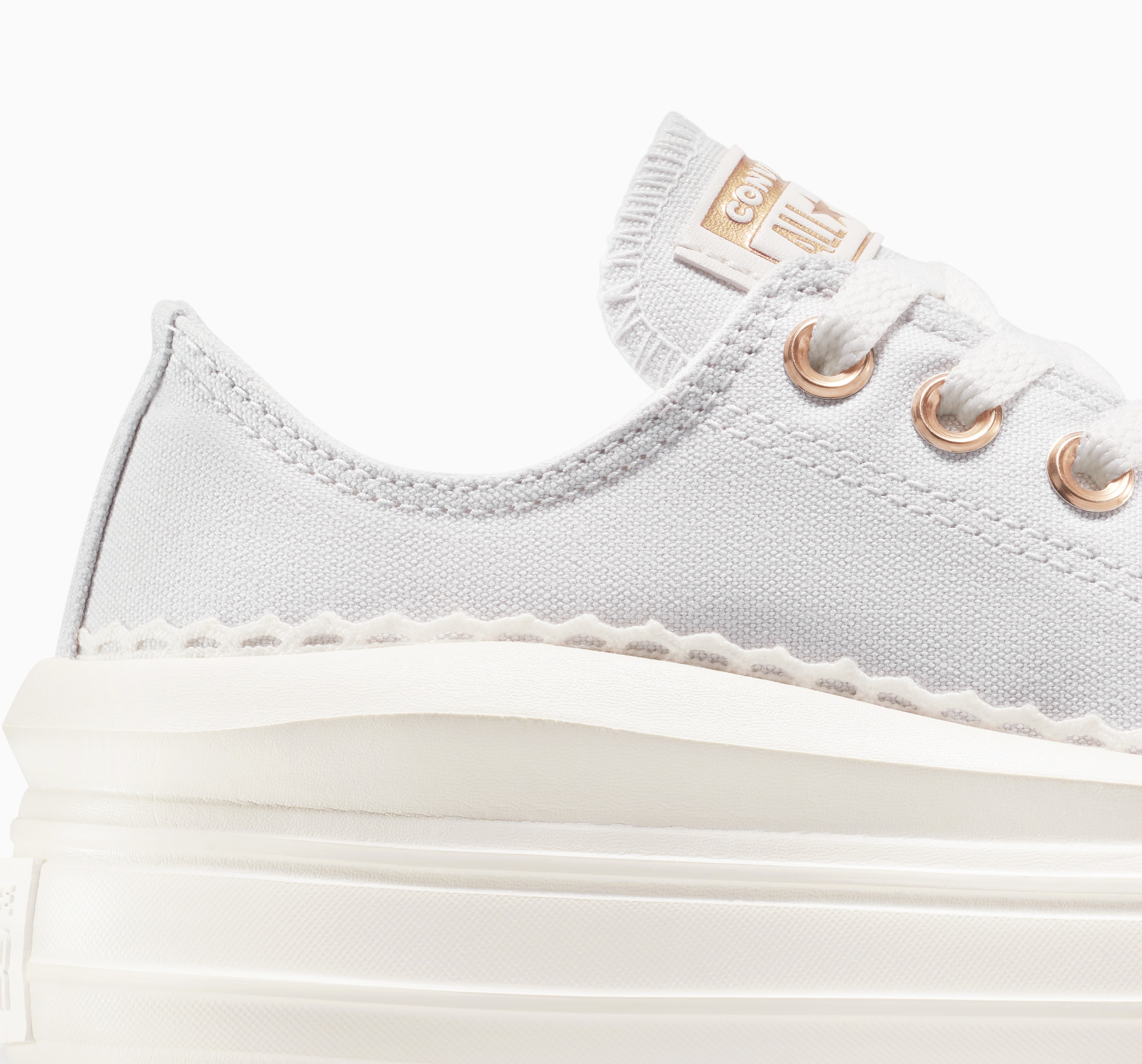 Converse Chuck Taylor All Star Move Platform Frills Gri Kadın Sneaker