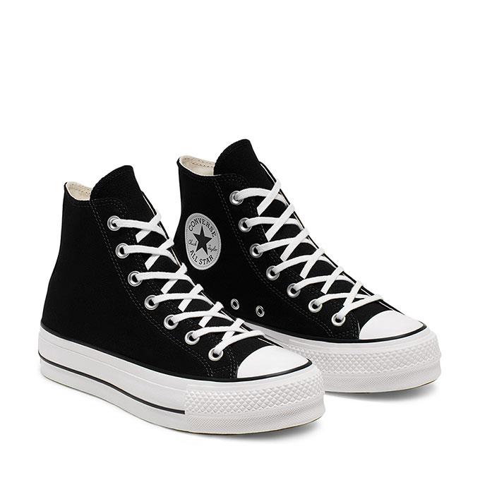 Converse Chuck Taylor All Star Platform Canvas Unisex Siyah Sneaker