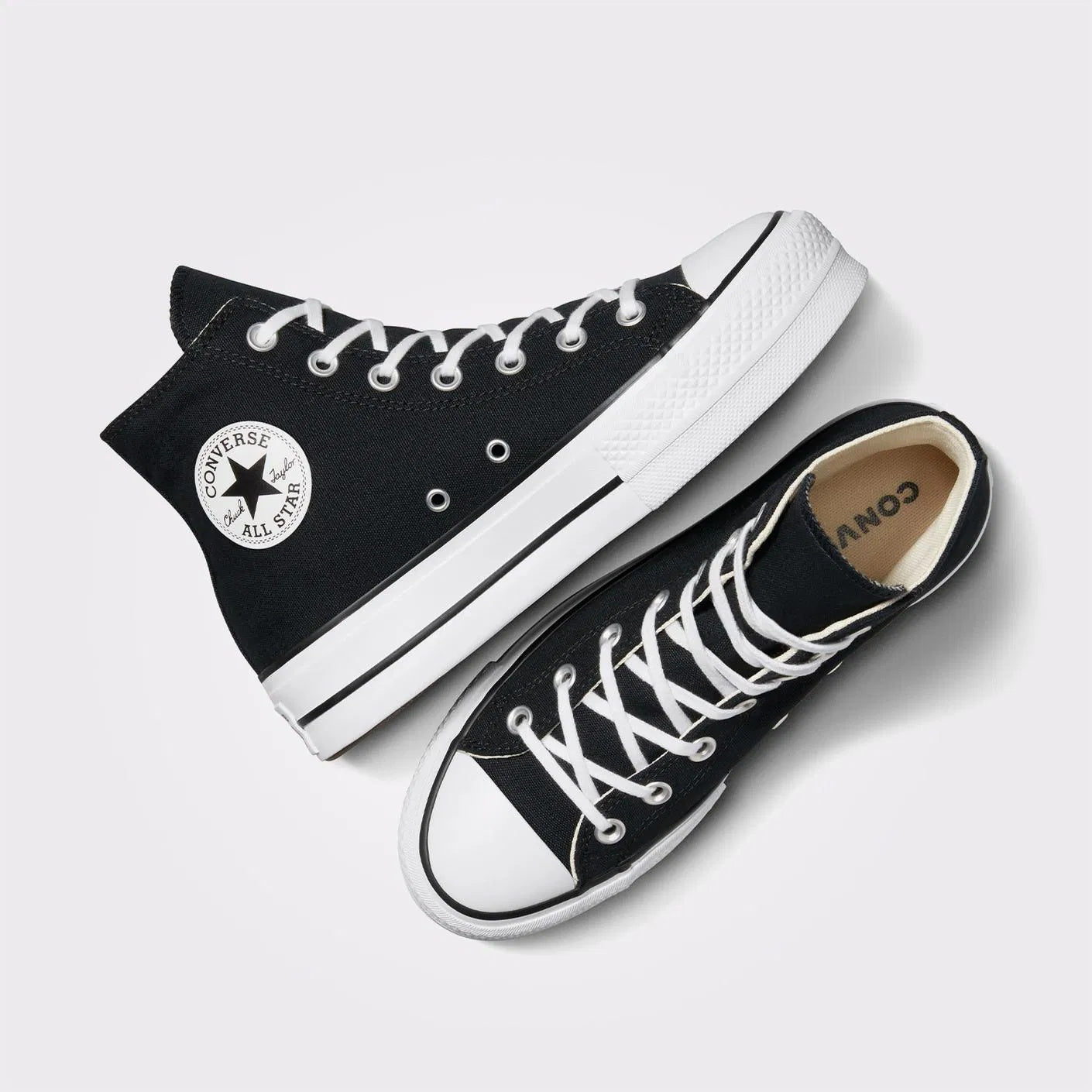Converse Chuck Taylor All Star Platform Canvas Unisex Sneaker - Siyah