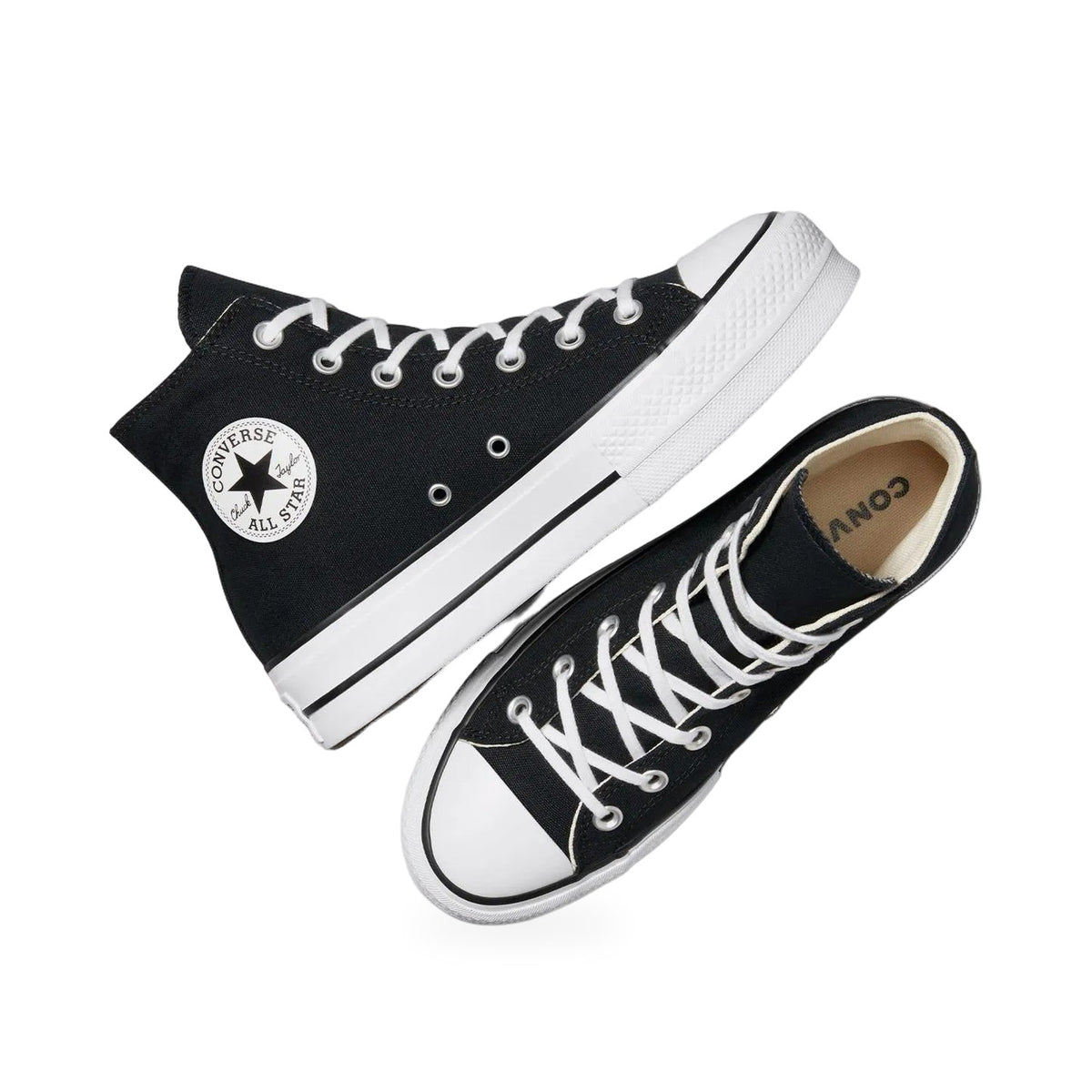 Converse Chuck Taylor All Star Platform Canvas Unisex Sneaker - Siyah - görsel 3