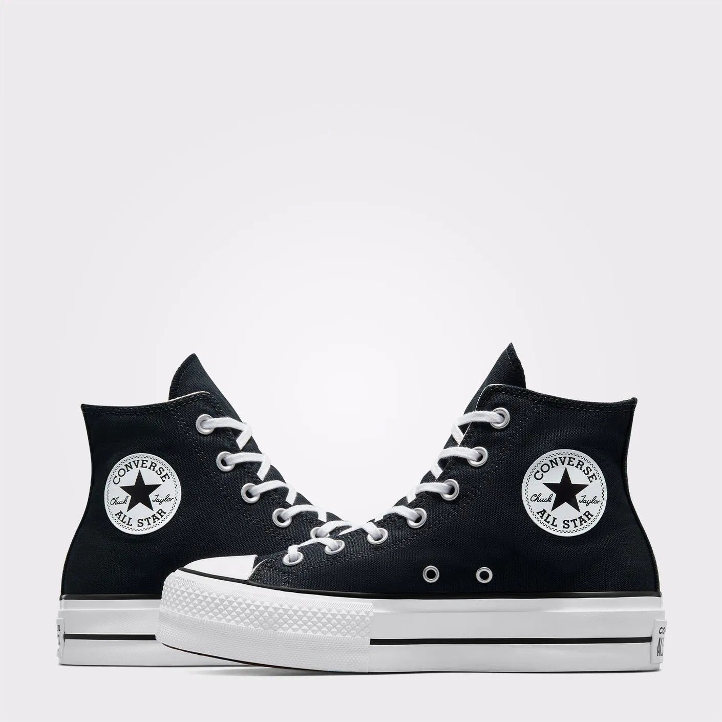 Converse Chuck Taylor All Star Platform Canvas Unisex Sneaker - Siyah