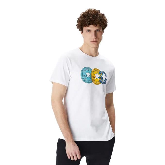 Converse Chuck Taylor Dıstorted Erkek Beyaz T-Shirt