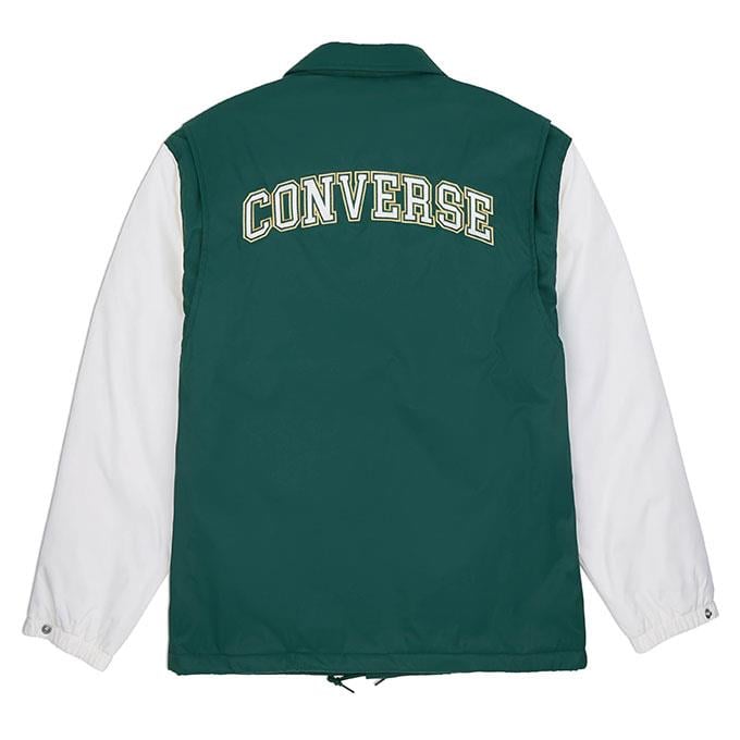 Converse Color Blocked Coaches Erkek Yesıl Ceket - Mont