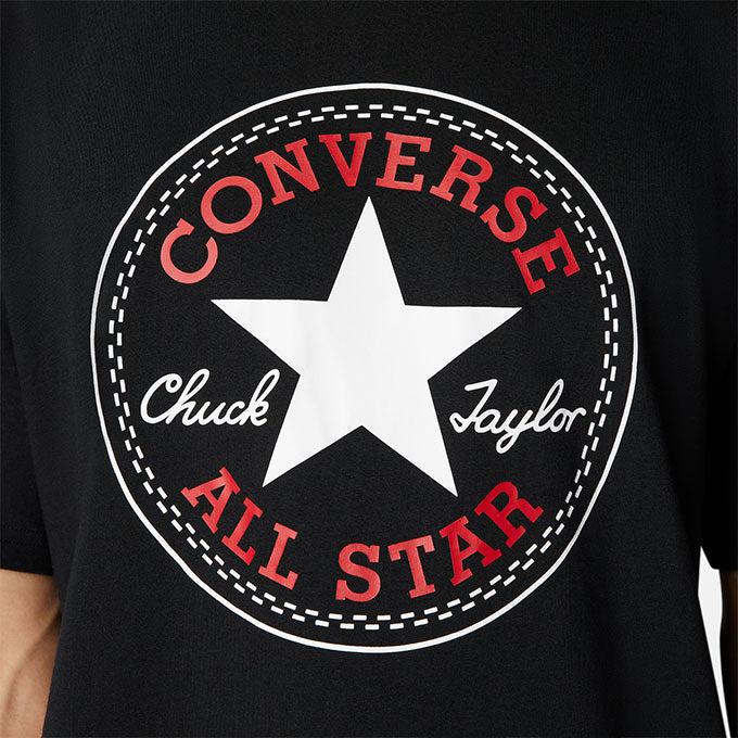 Converse Go-To All Star Patch Standard-Fıt Unisex Siyah T-Shirt