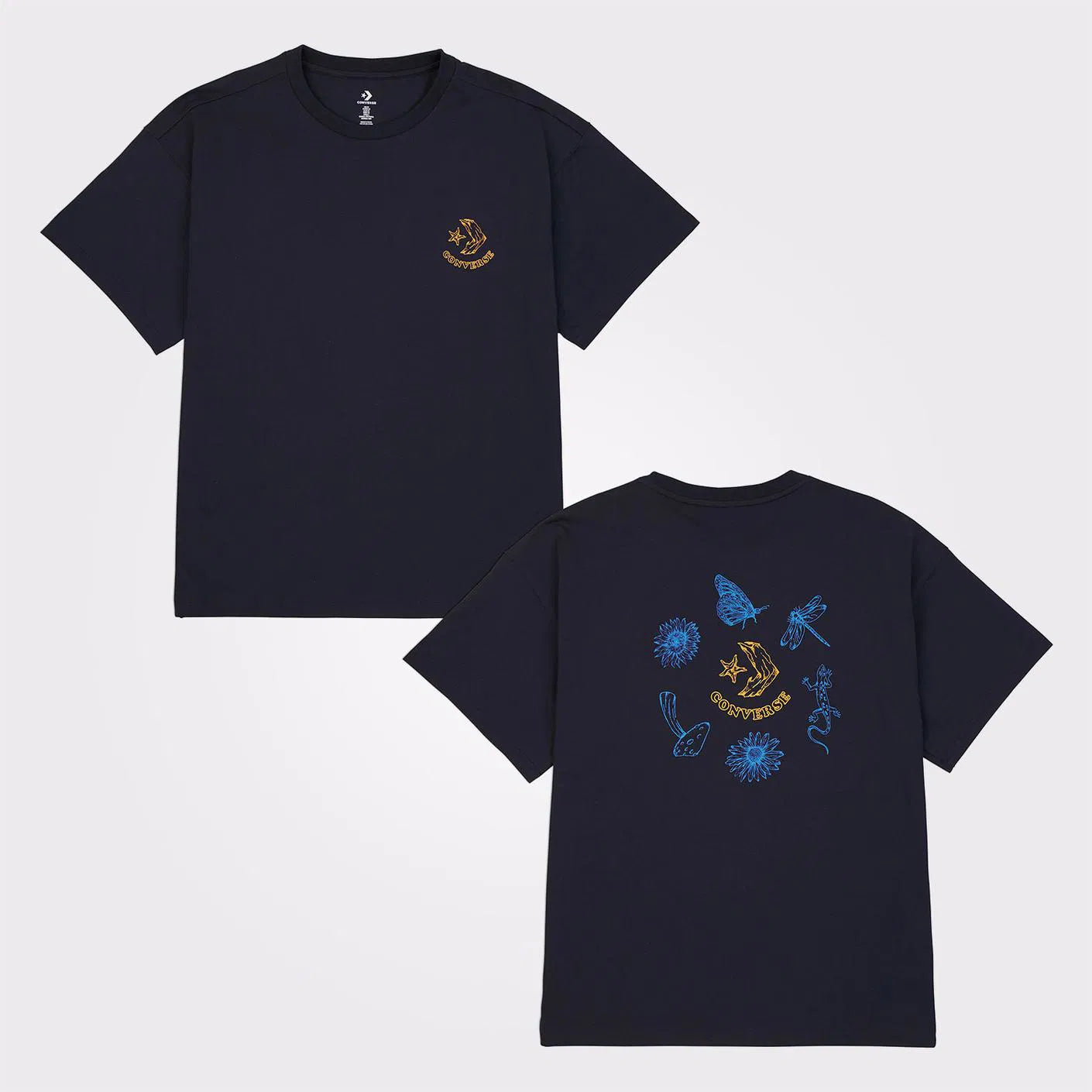 Converse Outdoor Lıne Art Erkek Siyah T-Shirt