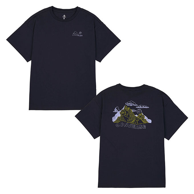 Converse Outdoor Terraın Textures Erkek Siyah T-Shirt