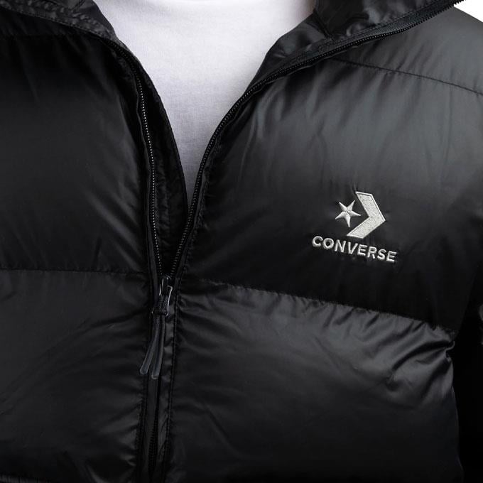 Converse Patch Pocket Core Erkek Siyah Ceket - Mont
