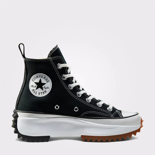 Converse Run Star Hike Canvas Platform Kadın Sneaker - Siyah