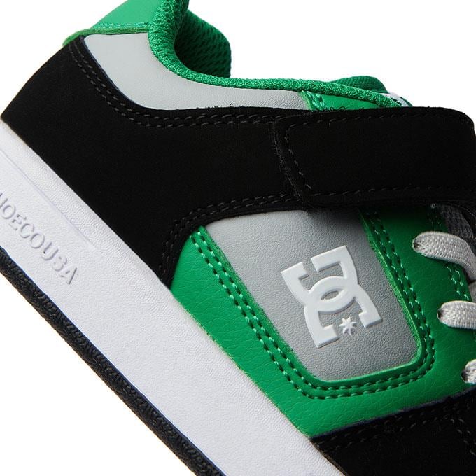 DC Manteca 4 V Çocuk - Erkek Black/Kelly Green Sneaker
