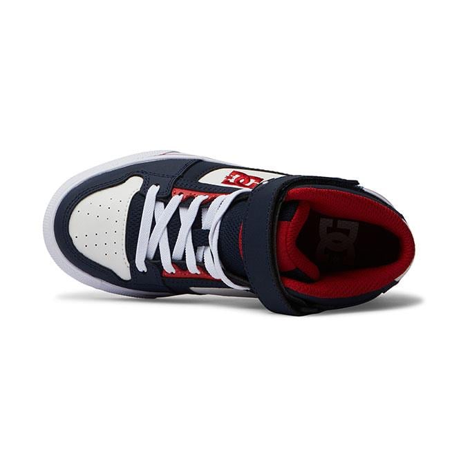 DC Pure Hıgh-Top Ev Çocuk - Erkek Dc Navy/Ath Red Sneaker