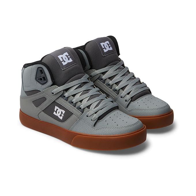 DC Pure Hıgh-Top Wc Erkek Grey/Whıte/Grey Sneaker
