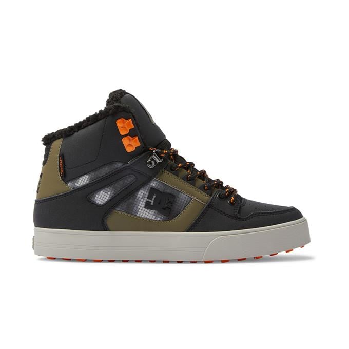 DC Pure Hıgh-Top Wc Wnt Erkek Black/Green Prınt Sneaker