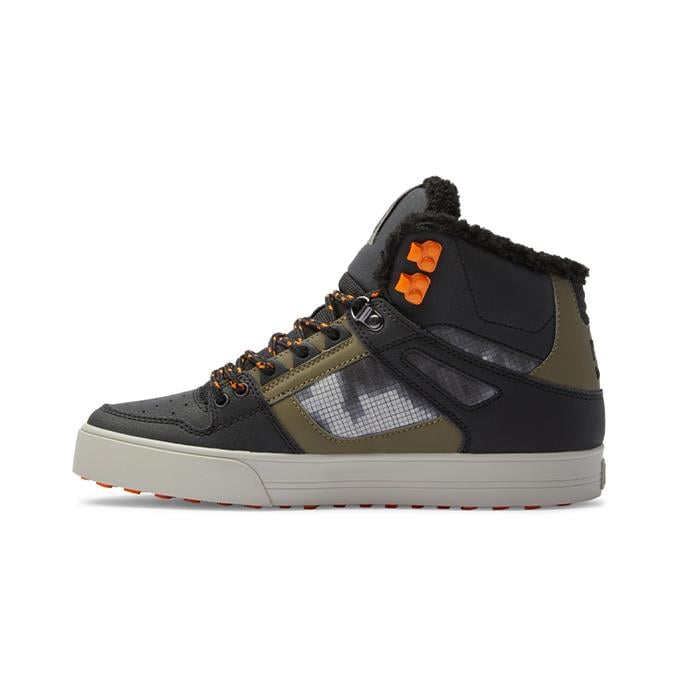 DC Pure Hıgh-Top Wc Wnt Erkek Black/Green Prınt Sneaker