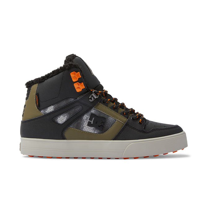 DC Pure Hıgh-Top Wc Wnt Erkek Black/Green Prınt Sneaker