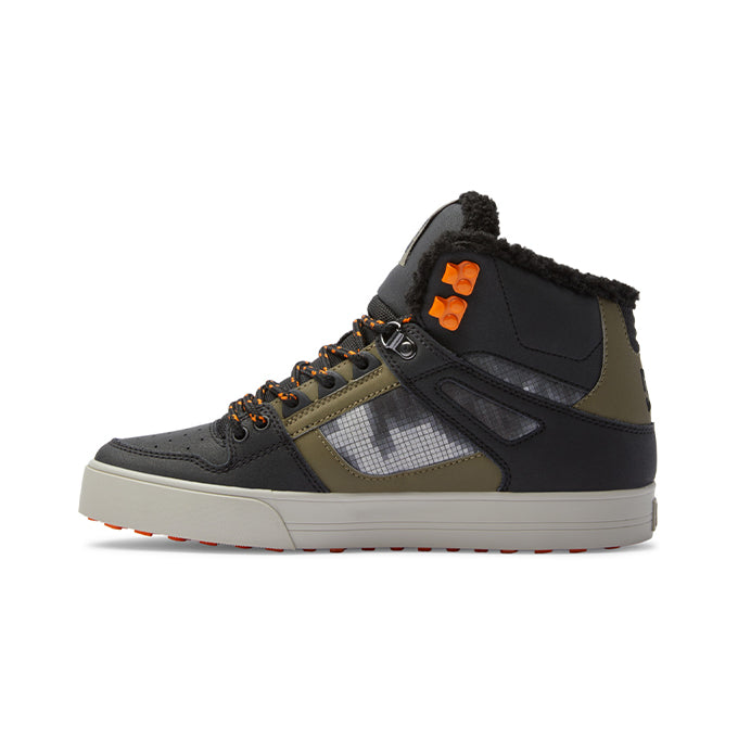 DC Pure Hıgh-Top Wc Wnt Erkek Black/Green Prınt Sneaker