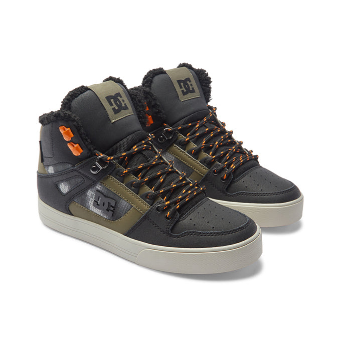 DC Pure Hıgh-Top Wc Wnt Erkek Black/Green Prınt Sneaker