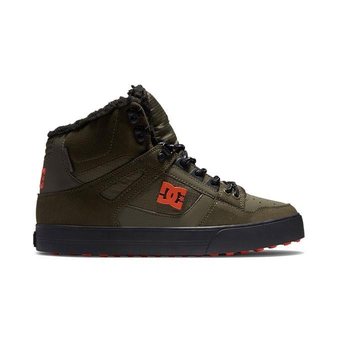 DC Pure Hıgh-Top Wc Wnt Erkek Haki Sneaker