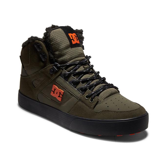 DC Pure Hıgh-Top Wc Wnt Erkek Haki Sneaker