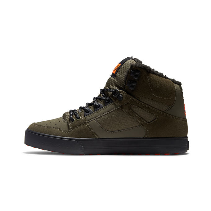 DC Pure Hıgh-Top Wc Wnt Erkek Haki Sneaker