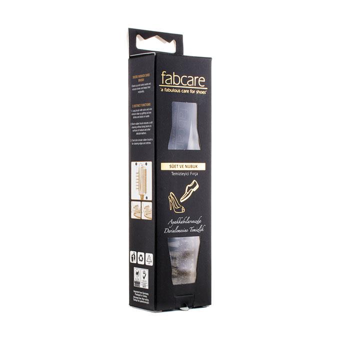 Fabcare FC 4009 Süet Nubuk Temizleme Fırçası (Kauçuk) Siyah Unisex Ayakkabı Bakım Ürünü
