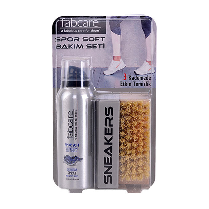 Fabcare FC 9022 Soft Spor Temizleme Seti Naturel Unisex Ayakkabı Bakım Ürünü