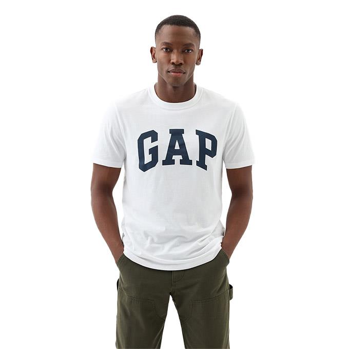 GAP V-Everyday Soft Basic Logo Mavi Erkek T-Shirt