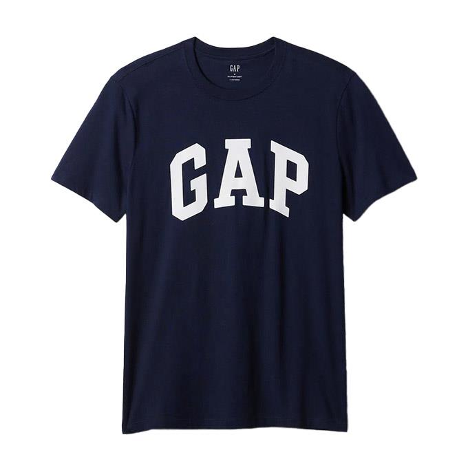 GAP V-Everyday Soft Basic Logo Mavi Erkek T-Shirt