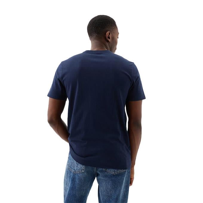 GAP V-Everyday Soft Basic Logo Mavi Erkek T-Shirt