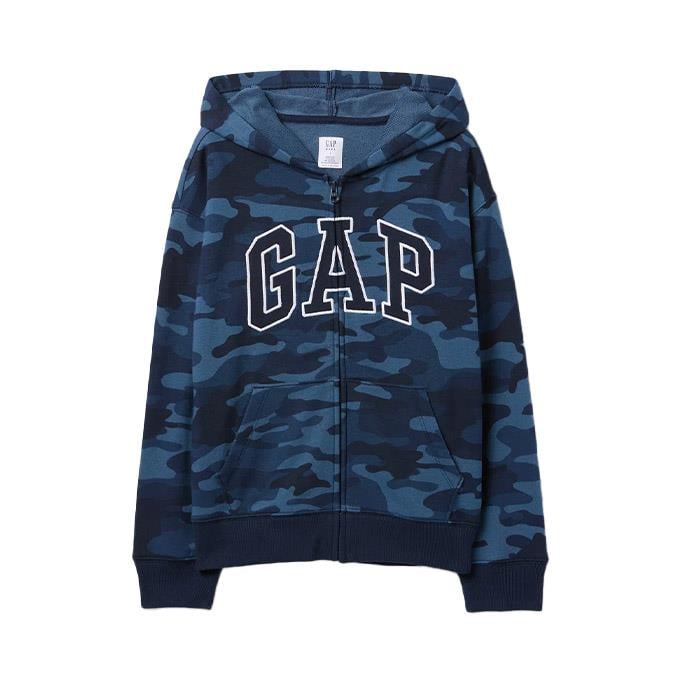 GAP V-Frch Heritage Logo Full Zip Pembe Çocuk - Erkek Sweatshirt