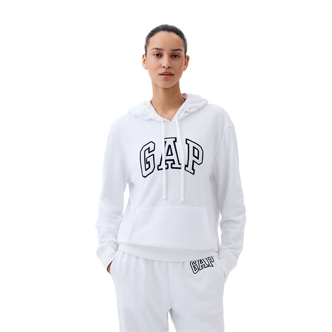 GAP V-Frch Heritage Hoodie Beyaz Kadın Sweatshirt