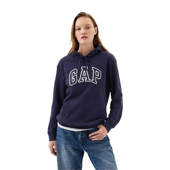 GAP V-Frch Heritage Hoodie Lacivert Kadın Sweatshirt