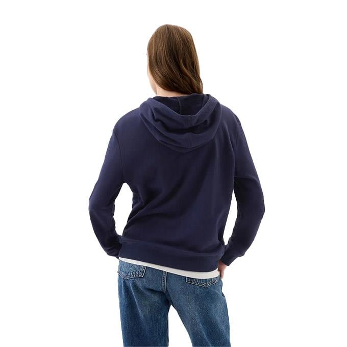GAP V-Frch Heritage Hoodie Lacivert Kadın Sweatshirt