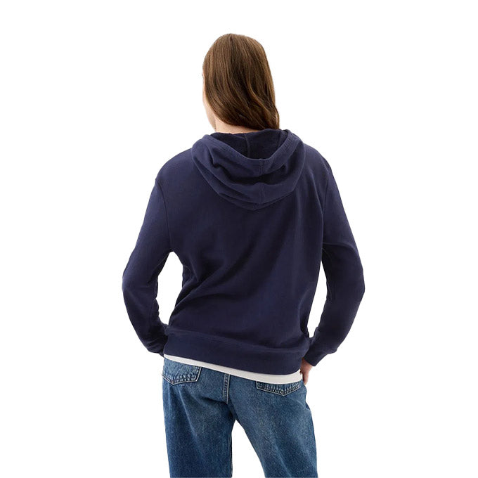 GAP V-Frch Heritage Hoodie Lacivert Kadın Sweatshirt