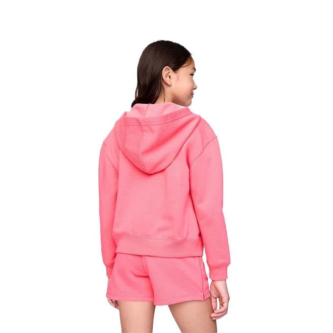 GAP V-Frch Logo Full Zip Beyaz Çocuk - Kız Sweatshirt