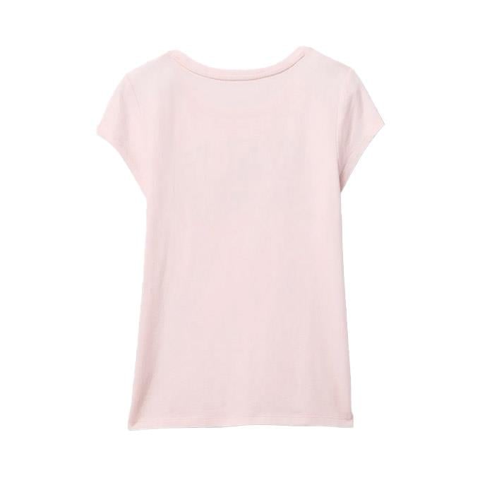 GAP V-HS SS Logo Beyaz Çocuk - Kız T-Shirt