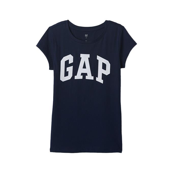 GAP V-HS SS Value Logo Mavi Çocuk - Kız T-Shirt